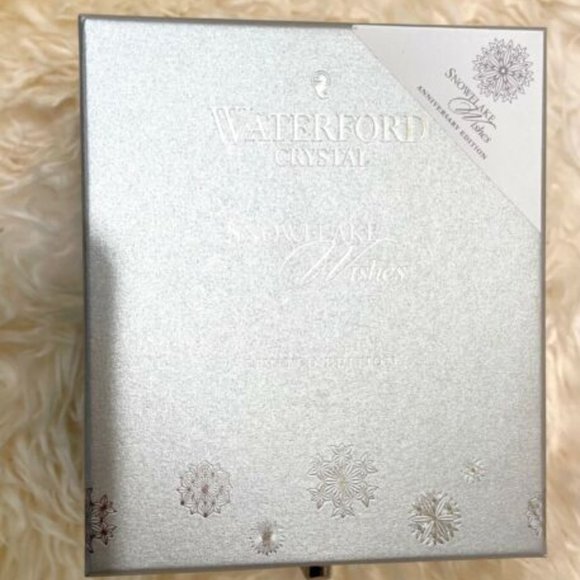 2020 Waterford Snowflake Wishes Love DOF Glass Tumbler 10th Anniversary Edition - Picture 2 of 4